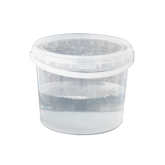 Tunnvägg Transparent hink