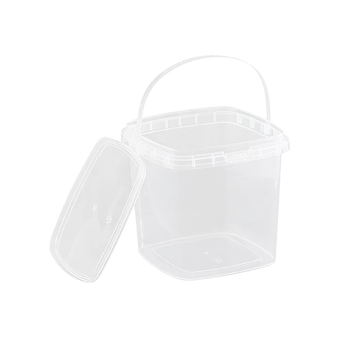 Tunnväggig mat fyrkantig takeaway-låda